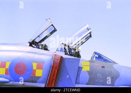 McDonnell Douglas Phantom FGR2 du 29e escadron de la RAF. Royal Air Force Akrotiri, Chypre. Journée portes ouvertes aux familles, 1985. Banque D'Images