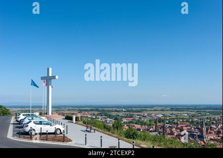 Monument national à Forced Incorporated, Obernai, Alsace, France, Europe Banque D'Images