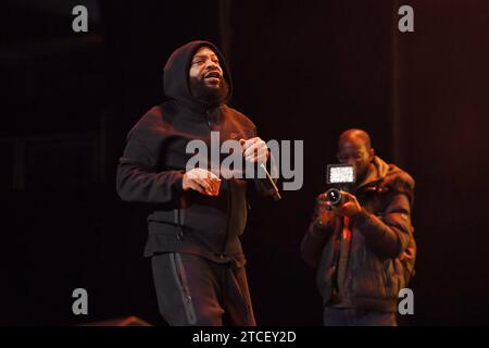 LONDRES, ANGLETERRE - DÉCEMBRE 11 : Obie Trice à O2 Arena, Greenwich le 11 décembre 2023 à Londres, Angleterre, UK.CAP/MAR © MAR/Capital Pictures/MediaPunch *** USA ONLY*** Banque D'Images