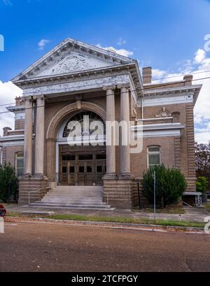 Extérieur de la synagogue du Temple B Nai Israel dans la ville de Natchez dans le Mississippi Banque D'Images