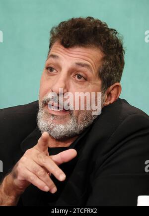 Tokyo, Japon. 12 décembre 2023. Un membre de la famille des otages israéliens enlevés par le Hamas, Sason Ezra Zeharia (oncle d'Eden Zechariah) tient une conférence de presse au Club national de la presse du Japon à Tokyo le mardi 12 décembre 2023. Des membres de la famille des otages sont maintenant à Tokyo pour rencontrer des représentants du gouvernement japonais et demander à soutenir la libération des otages. (Photo de Yoshio Tsunoda/AFLO) Banque D'Images