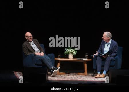 7 décembre 2023 : Sir Patrick Stewart parle de son nouveau mémoire Making IT So avec le metteur en scène Barry Edelstein au Balboa Theatre à San Diego, Californie, le jeudi 7 décembre 2023. Sir Patrick Stewart est connu pour ses rôles de Sejanus, Capitaine Picard et Professeur Charles Xavier et aurait un rôle dans le prochain film Deadpool 3 avec Ryan Reynolds et Hugh Jackman ainsi que dans Avengers : Secret Wars (Credit image: © Rishi Deka/ZUMA Press Wire) À USAGE ÉDITORIAL UNIQUEMENT ! Non destiné à UN USAGE commercial ! Banque D'Images