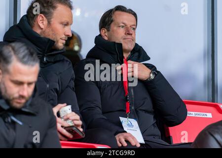 Eindhoven, pays-Bas. 12 décembre 2023. EINDHOVEN, PAYS-BAS - 12 DÉCEMBRE : Ernest Faber lors du match Groupe B - UEFA Youth League 2023/24 entre le PSV et l'Arsenal FC au PSV Campus de Herdgang le 12 décembre 2023 à Eindhoven, pays-Bas. (Photo Joris Verwijst/Agence BSR) crédit : Agence BSR/Alamy Live News Banque D'Images