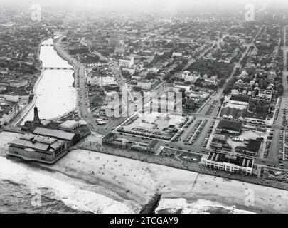 Vue aérienne d'Asbury Park, NJ septembre 1947 Banque D'Images