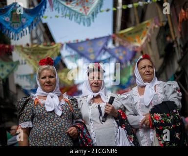 Madrid, 14 août 2013. Célébration de la fête de la Virgen de la Paloma. Photo : Ignacio Gil. Archdc... Ignacio Gil. Crédit : Album / Archivo ABC / Ignacio Gil Banque D'Images