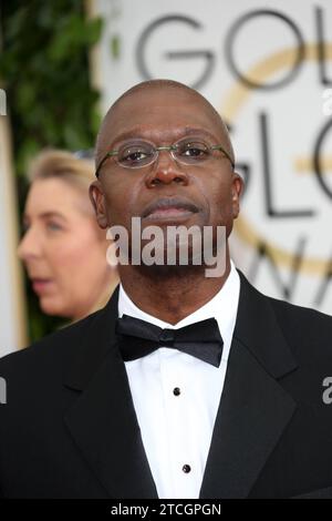 **FICHIER PHOTO** André Braugher est décédé. BEVERLY HILLS, CA - JANVIER 12 : Andre Braugher à la 71e cérémonie annuelle des Golden Globe Awards à l'hôtel Beverly Hilton de Beverly Hills, Californie, le 12 janvier 2014. Crédit : Janice Ogata/MediaPunch Banque D'Images