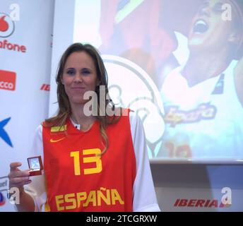 12/17/2013. Alcobendas. Madrid. Espagne. Fév Adieu au basketteur international Amaya Valdemoro. Photo : de Saint Bernard. Archdc. Crédit : Album / Archivo ABC / Eduardo San Bernardo Banque D'Images