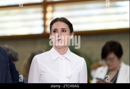 Madrid, 05/25/2022. Irene Montero inaugure l'Institut des femmes, rue Pechuán, 1. Photo : Ignacio Gil. ARCHDC. Crédit : Album / Archivo ABC / Ignacio Gil Banque D'Images