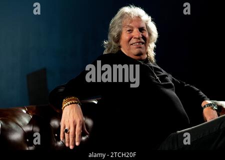 Madrid, 03/04/2022. Le chanteur de flamenco José Mercé présente son nouvel album 'Oripando', produit par Antonio Orozco au Cinesa Príncipe Pío. Photo : de San Bernardo. ARCHDC. Crédit : Album / Archivo ABC / Eduardo San Bernardo Banque D'Images