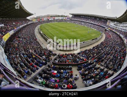 Valladolid, 04/17/2016. Finale de la King's Rugby Cup, entre vrac quesos Entrepinares et El Salvador. Photo Fernando Blanco Archdc. Crédit : Album / Archivo ABC / Fernando Blanco Banque D'Images