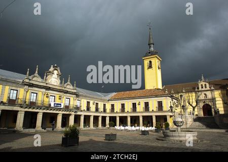 Brunete (Madrid) 04/28/2016. Vue sur la Plaza Mayor. Photo : Isabel Permuy Archdc. Crédit : Album / Archivo ABC / Isabel B Permuy Banque D'Images