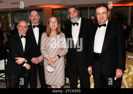 Madrid, 06/22/2021. Les rois d'Espagne Don Felipe et Doña Letizia remettent les prix Mariano de Cavia, Luca de Tena et Mingote à Javier Cercas, José María Carrascal et Ricardo. Photo : de San Bernardo. ARCHDC. Crédit : Album / Archivo ABC / Eduardo San Bernardo Banque D'Images