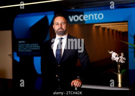 Madrid, 04/27/2021. Santiago Abascal au siège de ABC. Photo : Matías Nieto. Archdc. Crédit : Album / Archivo ABC / Matías Nieto Koenig Banque D'Images