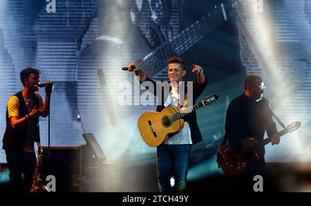 Madrid, 12/05/2016. Concert par Alejandro Sanz. Photo : Oscar del Pozo. Archdc. Crédit : Album / Archivo ABC / Oscar del Pozo Banque D'Images