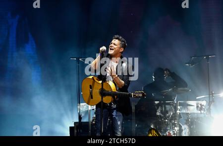 Madrid, 12/05/2016. Concert par Alejandro Sanz. Photo : Oscar del Pozo. Archdc. Crédit : Album / Archivo ABC / Oscar del Pozo Banque D'Images