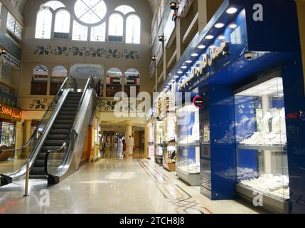 Le souk bleu sur la corniche à Sharjah, Émirats arabes Unis Banque D'Images