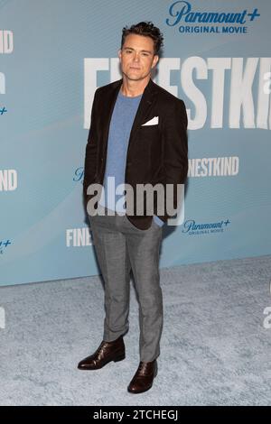 Los Angeles, États-Unis. 12 décembre 2023. Clayne Crawford assiste aux arrivées de la projection spéciale de FINESTKIND par Paramount au Pacific Design Center à Los Angeles, CA, le 12 décembre 2023. (Photo de Corine Solberg/SipaUSA) crédit : SIPA USA/Alamy Live News Banque D'Images