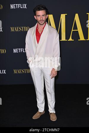 Los Angeles, États-Unis. 12 décembre 2023. LOS ANGELES, ÉTATS-UNIS. 12 décembre 2023 : Jonathan Bailey à la première de Maestro à l'Academy Museum. Crédit photo : Paul Smith/Alamy Live News Banque D'Images