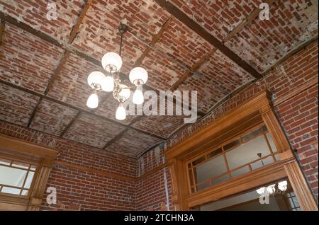 Bureaux administratifs à, Ohio State Reformatory, prison historique située à Mansfield, Ohio Banque D'Images