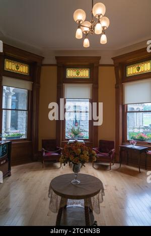 Bureaux administratifs à, Ohio State Reformatory, prison historique située à Mansfield, Ohio Banque D'Images