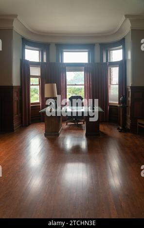 Bureaux administratifs à, Ohio State Reformatory, prison historique située à Mansfield, Ohio Banque D'Images