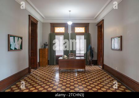 Bureaux administratifs à, Ohio State Reformatory, prison historique située à Mansfield, Ohio Banque D'Images