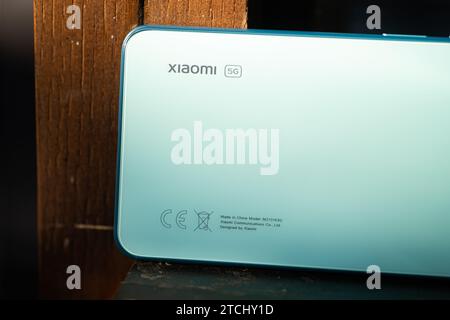 HCMC, VN - smartphone Xiaomi 11 Lite pour un usage éditorial Banque D'Images