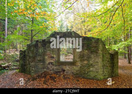 Dippoldiswalder Heide, chapelle Sainte-Barbara Banque D'Images