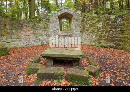 Dippoldiswalder Heide, chapelle Sainte-Barbara Banque D'Images