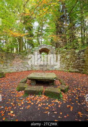 Dippoldiswalder Heide, chapelle Sainte-Barbara Banque D'Images