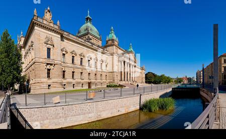 Leipzig ancienne Cour impériale de justice Cour administrative fédérale Banque D'Images