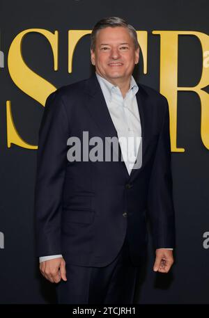 LOS ANGELES, CA -12 DÉCEMBRE : Ted Sarandos à LA projection spéciale de Maestro à l'Academy Museum of Motion Pictures à Los Angeles, Californie, le 12 décembre 2023. Droit d'auteur : xFayexSadoux Banque D'Images