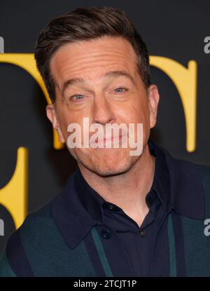 LOS ANGELES, CA -DÉCEMBRE 12 : Ed Helms à LA projection spéciale de Maestro à l'Academy Museum of Motion Pictures à Los Angeles, Californie, le 12 décembre 2023. Droit d'auteur : xFayexSadoux Banque D'Images