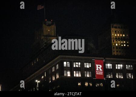 Newark, États-Unis. 13 décembre 2023. Université Rutgers - Campus de Newark photographié à Newark. L'administration Biden a ouvert une enquête à l'Université Rutgers - Newark Campus à Newark, New Jersey qui est maintenant sur la liste des écoles sous contrôle fédéral depuis le début de la guerre Israël-Hamas en octobre 2023. Crédit : SOPA Images Limited/Alamy Live News Banque D'Images