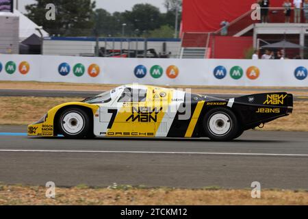 2023 le Mans Legends Parade - 1984 & 1985 vainqueur Porsche 962 Banque D'Images