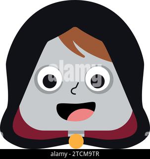 Mignon homme Warlock halloween costume avatar Vector Illustration de Vecteur