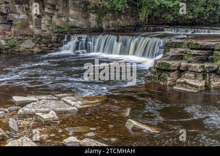 Richmond Falls, River Swale, près de Richmond, North Yorkshire, Angleterre Banque D'Images