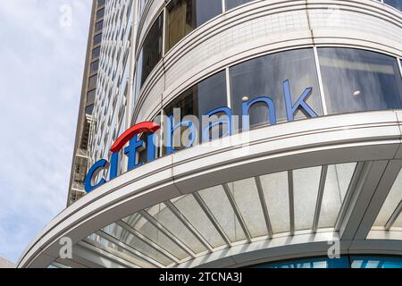 Citibank au 99 Post St, à San Francisco, Californie, États-Unis Banque D'Images