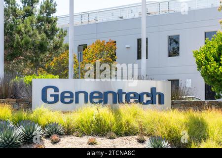 Bureau Genentech à South San Francisco, Californie, États-Unis Banque D'Images