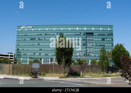 Immeuble de bureaux micron à San Jose, Californie, États-Unis Banque D'Images