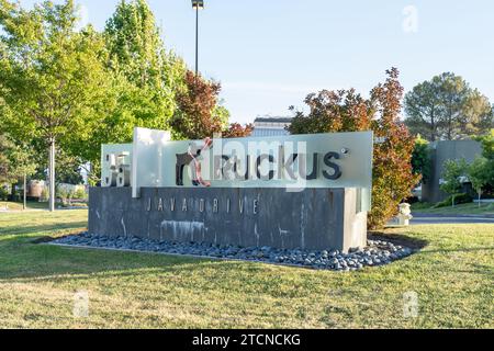 Siège social DE RUCKUS à Sunnyvale, Californie, États-Unis Banque D'Images