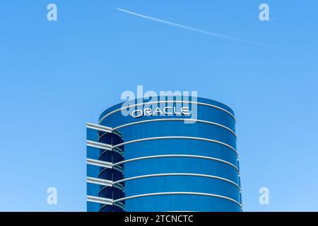 Bureau Oracle dans la Silicon Valley, Redwood City, Californie, CA, États-Unis Banque D'Images