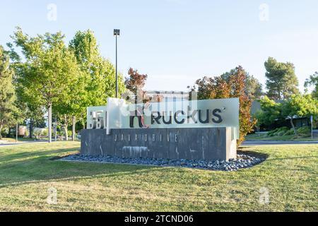 Siège social DE RUCKUS à Sunnyvale, Californie, États-Unis Banque D'Images