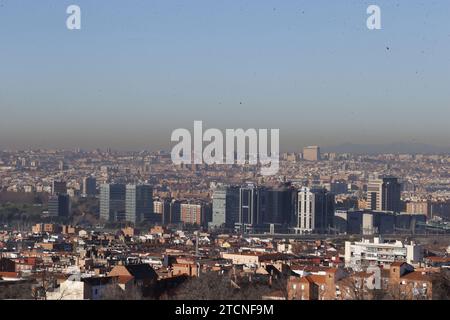Madrid, 01/09/2017. Faibles niveaux de pollution aujourd'hui à Madrid. Photo : Jaime García ARCHDC. Crédit : Album / Archivo ABC / Jaime García Banque D'Images