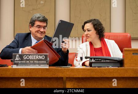 Madrid, 03/05/2020. Comparution du ministre de l’inclusion, de la sécurité sociale et des migrations, José Luis Escrivá, devant la Commission de suivi et d’évaluation des accords du Pacte de Tolède. Photo : Ignacio Gil. ARCHDC. Crédit : Album / Archivo ABC / Ignacio Gil Banque D'Images