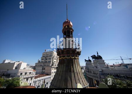 Madrid, 09/08/2020. Visite du complexe Canalejas et de l'hôtel four Seasons dans un état avancé de réhabilitation. Photo : Isabel Permuy. ARCHDC. Crédit : Album / Archivo ABC / Isabel B. Permuy Banque D'Images