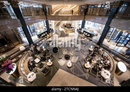 Madrid, 09/08/2020. Visite du complexe Canalejas et de l'hôtel four Seasons dans un état avancé de réhabilitation. Photo : Isabel Permuy. ARCHDC. Crédit : Album / Archivo ABC / Isabel B. Permuy Banque D'Images