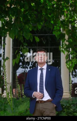 Séville, 04/14/2020. Entretien avec Juan Marín vice-président de la Junta de Andalucía, au Palais San Telmo. Photo : Vanessa Gómez ARCHSEV. Crédit : Album / Archivo ABC / Vanessa Gómez Banque D'Images