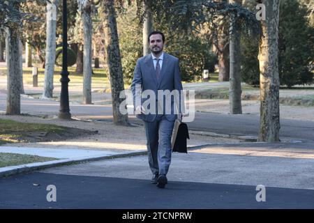 Madrid, 01/14/2020. Palais de Moncloa. Première réunion du gouvernement progressiste de Pedro Sánchez pour la XIVe législature. Photo : Jaime García. ARCHDC. Crédit : Album / Archivo ABC / Jaime García Banque D'Images