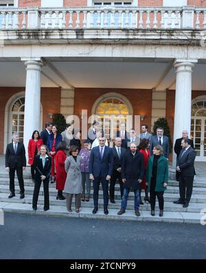 Madrid, 01/14/2020. Palais de Moncloa. Première réunion du gouvernement progressiste de Pedro Sánchez pour la XIVe législature. Photo : Jaime García. ARCHDC. Crédit : Album / Archivo ABC / Jaime García Banque D'Images